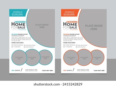 Real estate Flyer Design, Real Estate flyer template, Flyer Design template, Home Sale Flyer Design