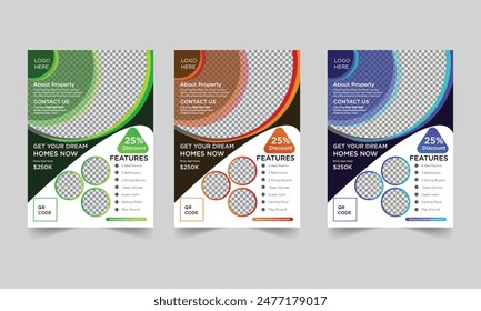 Real estate Flyer Design template poster banner art branding marketing graphics designer Corporate Present Design Elegant Modern Recent Creative Luxury Personal flyer design graphic design brochure