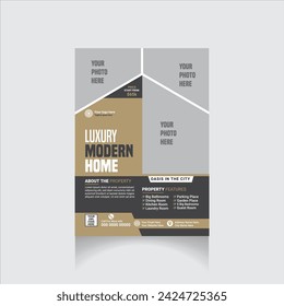  Immobilien-Flyer-Design, Marketing-Flyer-Design, Wohnungsflyer