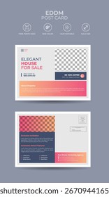 Real Estate Flyer Post Cards house for sale
