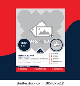 Real Estate Flyer Template design fully Editable