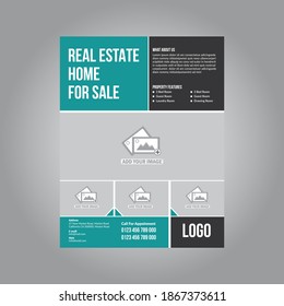 Real Estate Flyer Template design fully Commercial use 