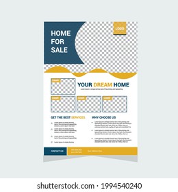 Diseño de plantilla de volante inmobiliario