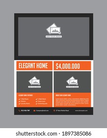 Real Estate Flyer Template Fully Editable Design Very unique 