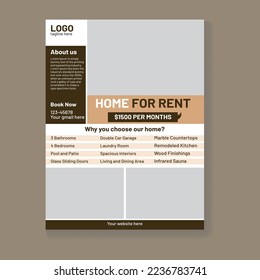 Vorlage für Immobilien-Flyer in vollständig bearbeitbarem Design Sehr einzigartig