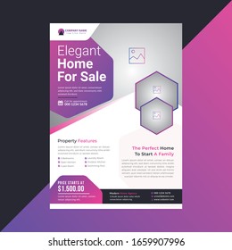 Real Estate Flyer Template, Interior Flyer Design , Real Estate Poster and Brochure Cover Design