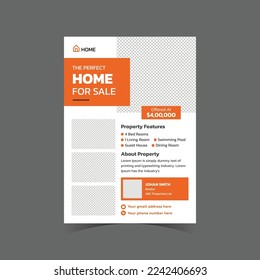 Vorlage für Immobilien, Vectordesign, Vorlage für Immobilien, Flyer Design, Poster Vektor.