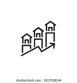 Real estate forecast icon