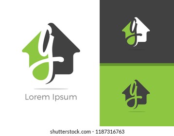 Real Estate G letter logo design, letter g in home vector icon.