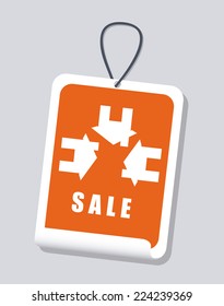 real estate graphic design , vector illustration
