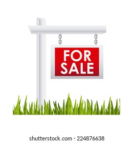 real estate graphic design , vector illustration