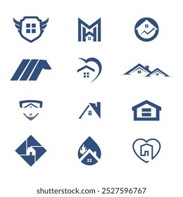 Real Estate Group Logo Design icon design 