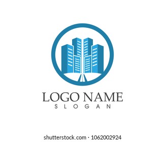 Real estate and home buildings logo icons template
