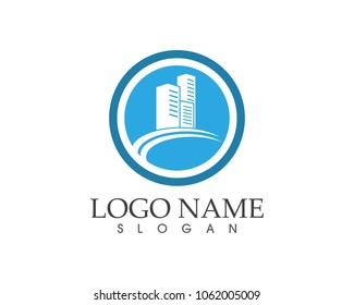 Real estate and home buildings logo icons template
