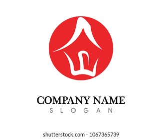 Real estate and home buildings logo icons template
