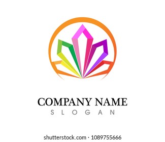 Real estate and home buildings logo icons template
