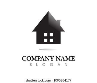 Real estate and home buildings logo icons template
