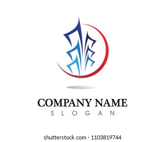 Real estate and home buildings logo icons template
