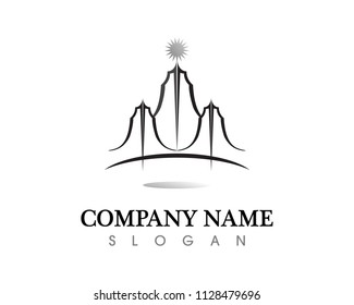Real estate and home buildings logo icons template
