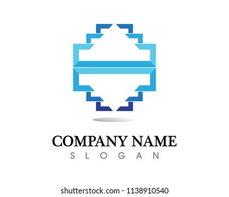 Real estate and home buildings logo icons template

