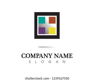 Real estate and home buildings logo icons template
