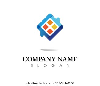 Real estate and home buildings logo icons template
