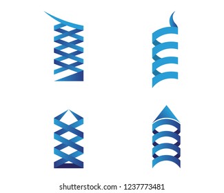 Real estate and home buildings logo icons template
