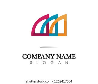 Real estate and home buildings logo icons template
