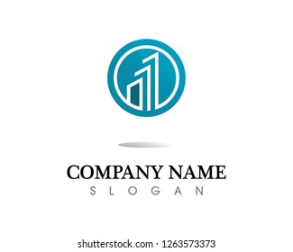 Real estate and home buildings logo icons template
