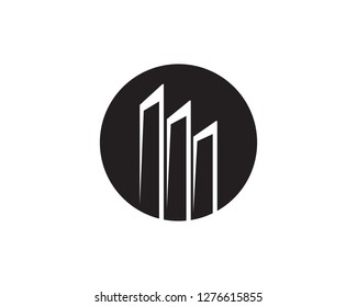Real estate and home buildings logo icons template
