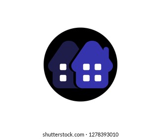 Real estate and home buildings logo icons template
