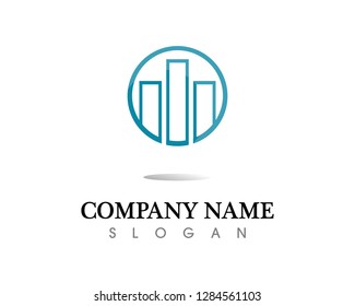 Real estate and home buildings logo icons template
