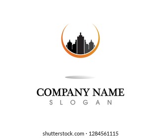Real estate and home buildings logo icons template
