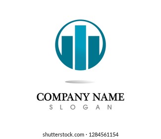 Real estate and home buildings logo icons template
