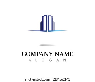 Real estate and home buildings logo icons template
