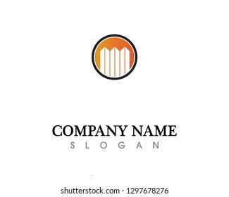 Real estate and home buildings logo icons template
