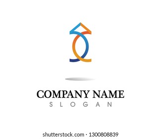 Real estate and home buildings logo icons template
