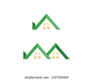 Real estate and home buildings logo icons template
