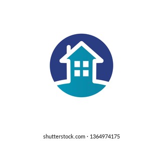 Real estate and home buildings logo icons template
