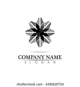 Real estate and home buildings logo icons template
