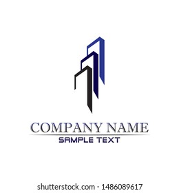 Real estate and home buildings logo icons template
