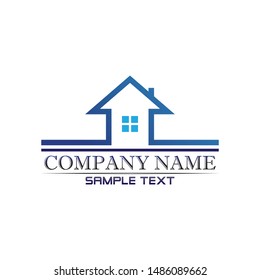Real estate and home buildings logo icons template
