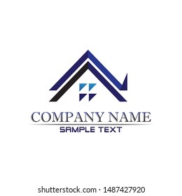 Real estate and home buildings logo icons template
