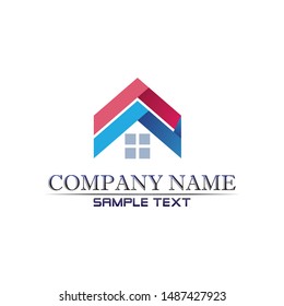 Real estate and home buildings logo icons template
