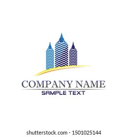 Real estate and home buildings logo icons template
