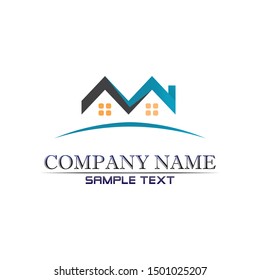 Real estate and home buildings logo icons template
