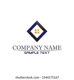 Real estate and home buildings logo icons template