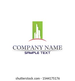 Real estate and home buildings logo icons template