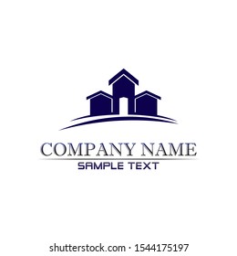 Real estate and home buildings logo icons template