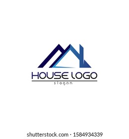 Real estate and home buildings logo icons template